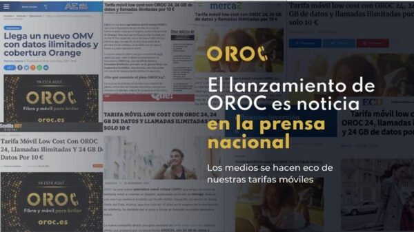 Gran difusión del lanzamiento de Oroc en la prensa nacional
